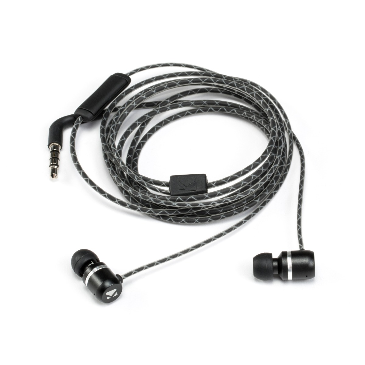 Kicker Microfit In-Ear Monitors with Mic & Remote - Black